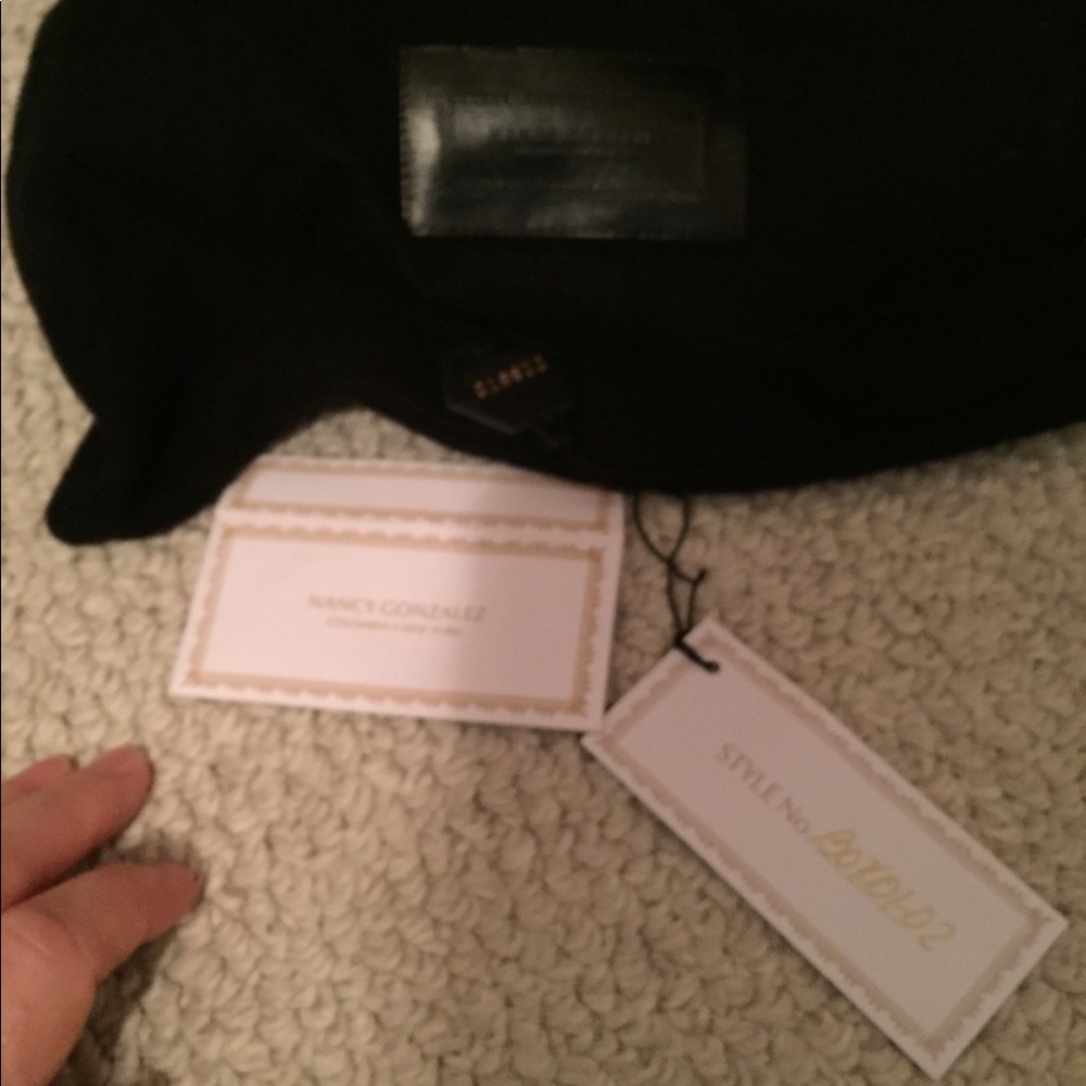 Nancy Gonzalez Python Metallic Clutch Complete - image 3